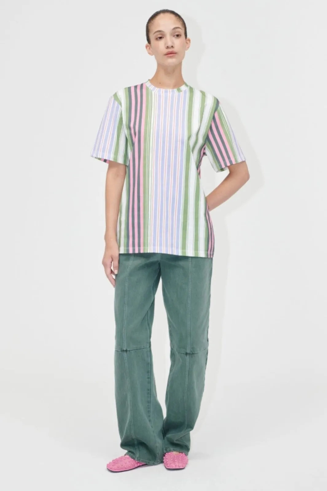 Hot Stine Goya 2243 Light Jersey, Short Sleeve T-shirtsg-pf25-t009-2243 Forest Stripe