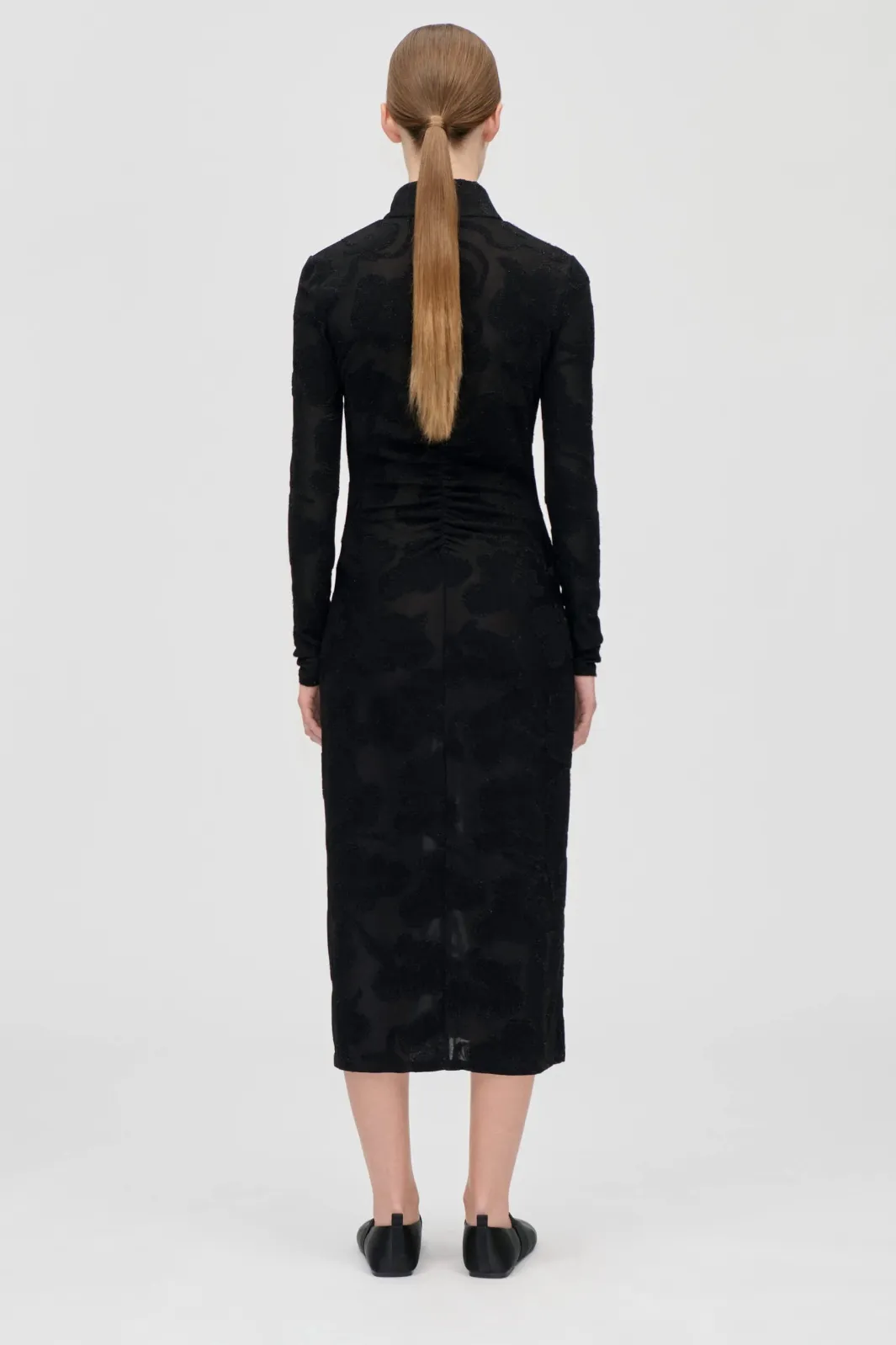 Discount Stine Goya 2246 Lurex Jersey, Long Sleeve Zip Dresssg-ps26-d025-2246 Black Petunias