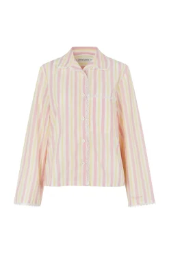 Sale Stine Goya 2476 Pyjamas, Striped Pyjamassg-ps26-ot004-2476 Lemon & Rose Stripes