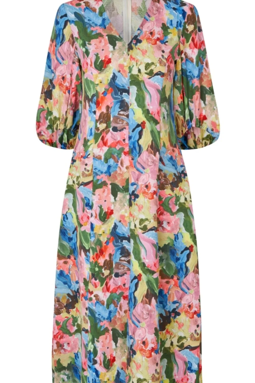 Online Stine Goya 2259 Structure Stretch, 3/4 Sleeve Midi Dresssg-ss25-d018-2259