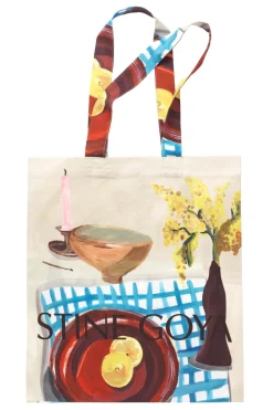Hot Stine Goya 2285 Tote Bags, Cotton Tote sg-ss25-a016-2285 Lemons On A Plate