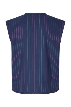 Hot Lollys Laundry Abbeyll Vest Sl25539-1010 27 Dark Navy