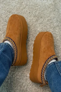 Sale Bloom Acacia Slipper Camel