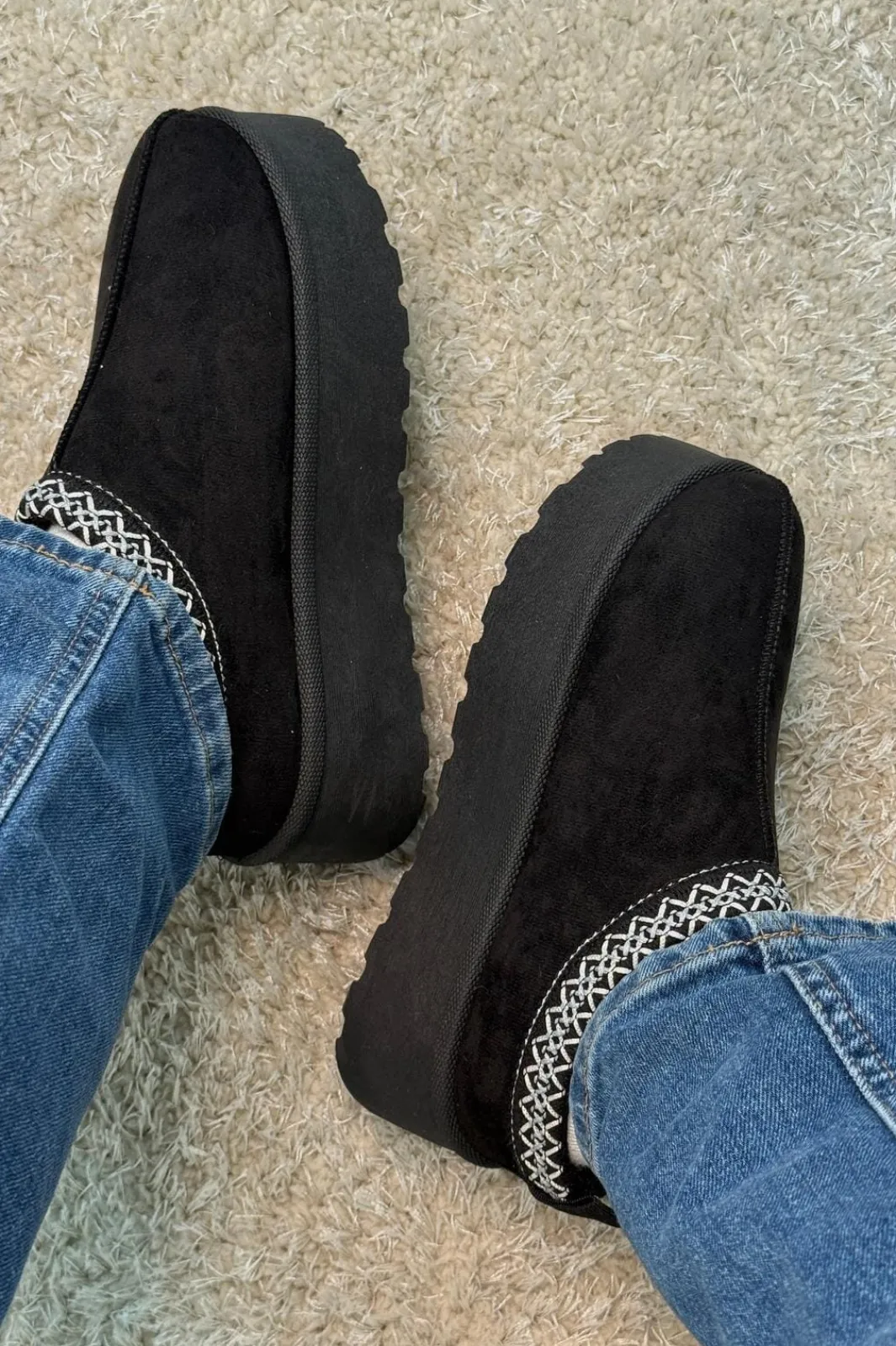 Outlet Bloom Acacia Slipper Black