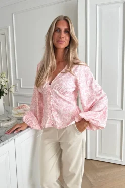Outlet BYIC Addyic Shirt A23946 Light Pink Floral