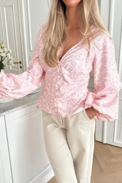 Outlet BYIC Addyic Shirt A23946 Light Pink Floral