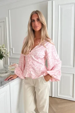 Outlet BYIC Addyic Shirt A23946 Light Pink Floral