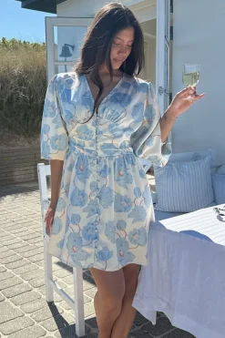 Hot BYIC Adelic Dress A23783 Blue Peony Bloom