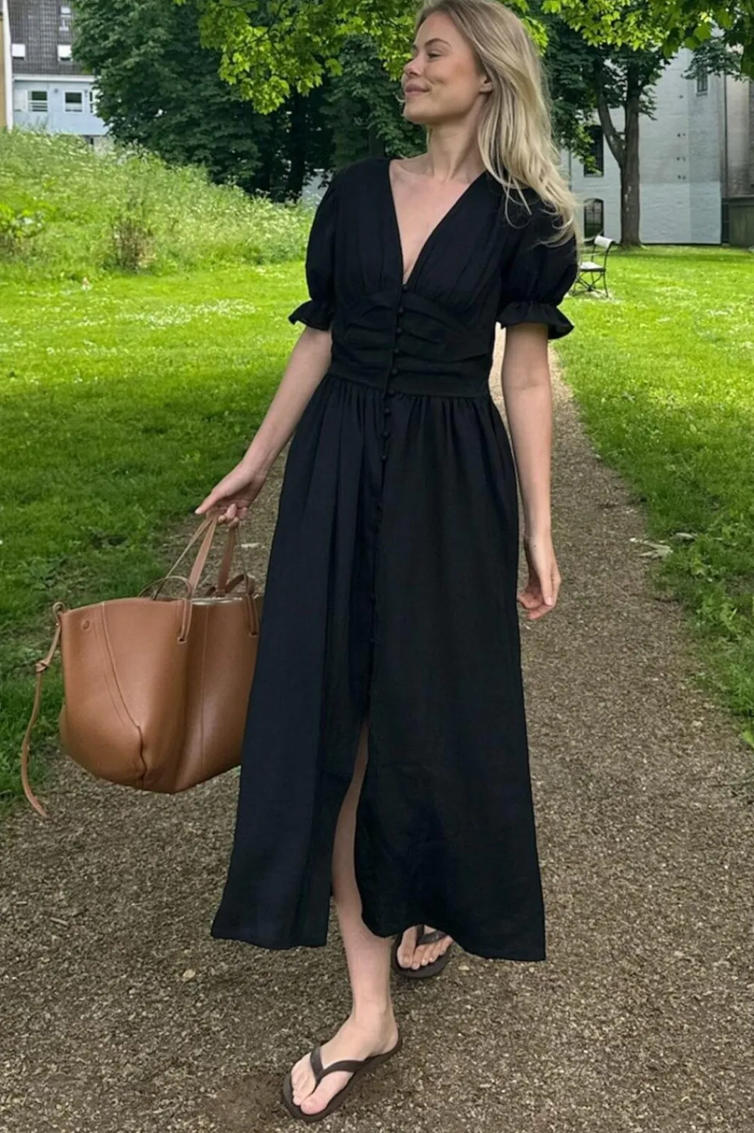 BYIC Adelic Long Ss Dress black Black