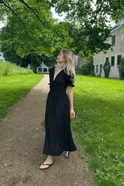 BYIC Adelic Long Ss Dress black Black