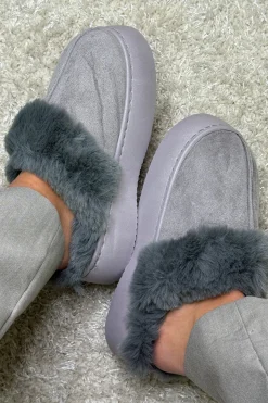 Discount Bloom Aida Slipper Light Grey