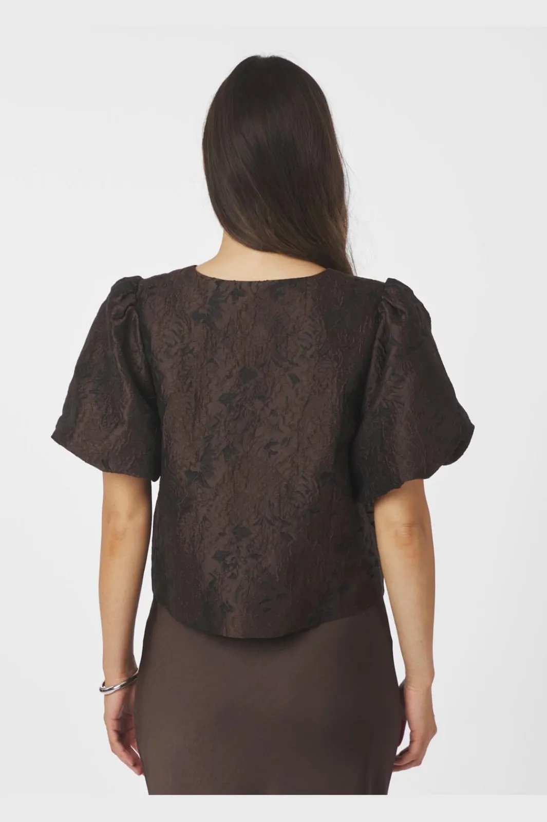 Clearance Neo Noir Aisa Brocade Blouse 166369 676