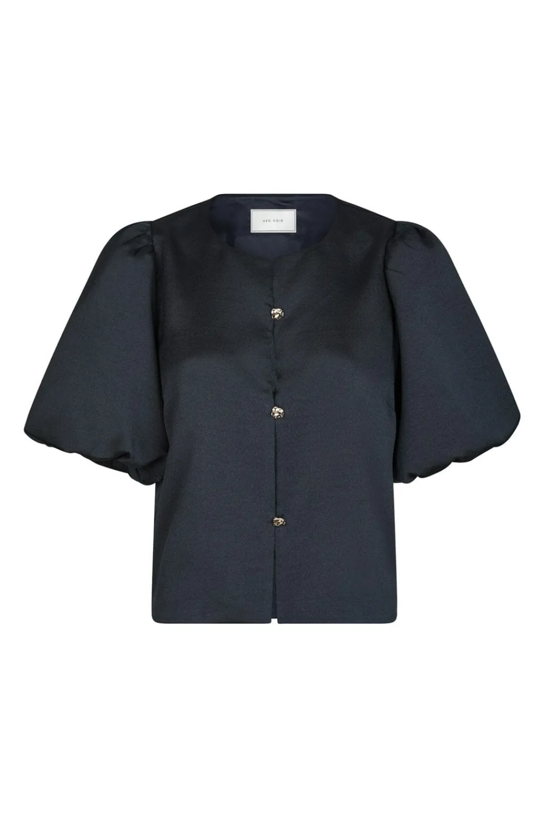Best Neo Noir Aisa Dull Satin Blouse 164658 141