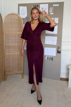 Discount BYIC Albertaic Dress A2548 Bordeaux