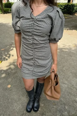 Discount BYIC Aliceic Dress bsc Black Small Checks