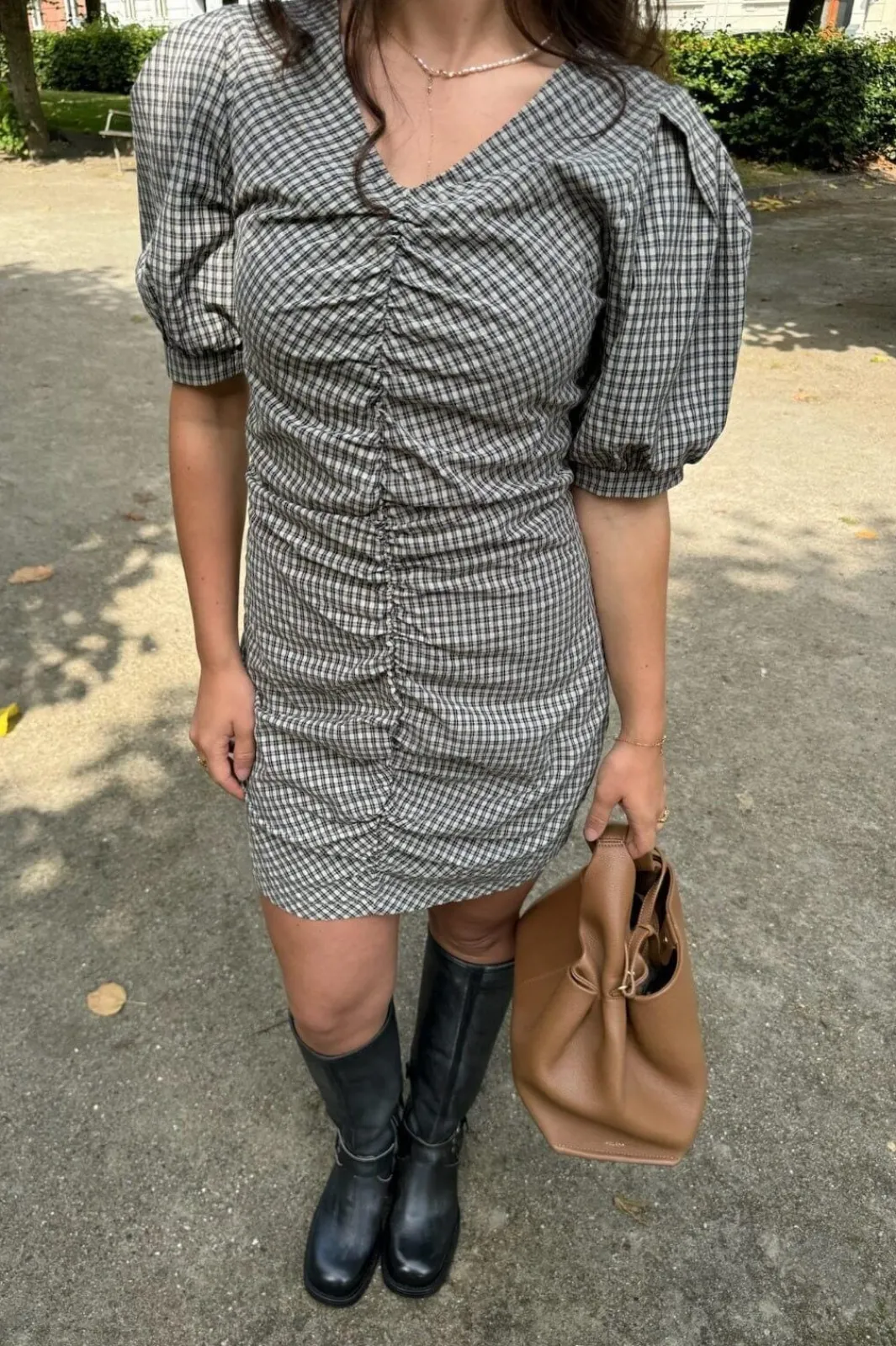 Discount BYIC Aliceic Dress bsc Black Small Checks