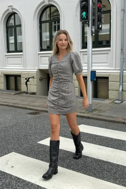 Discount BYIC Aliceic Dress bsc Black Small Checks