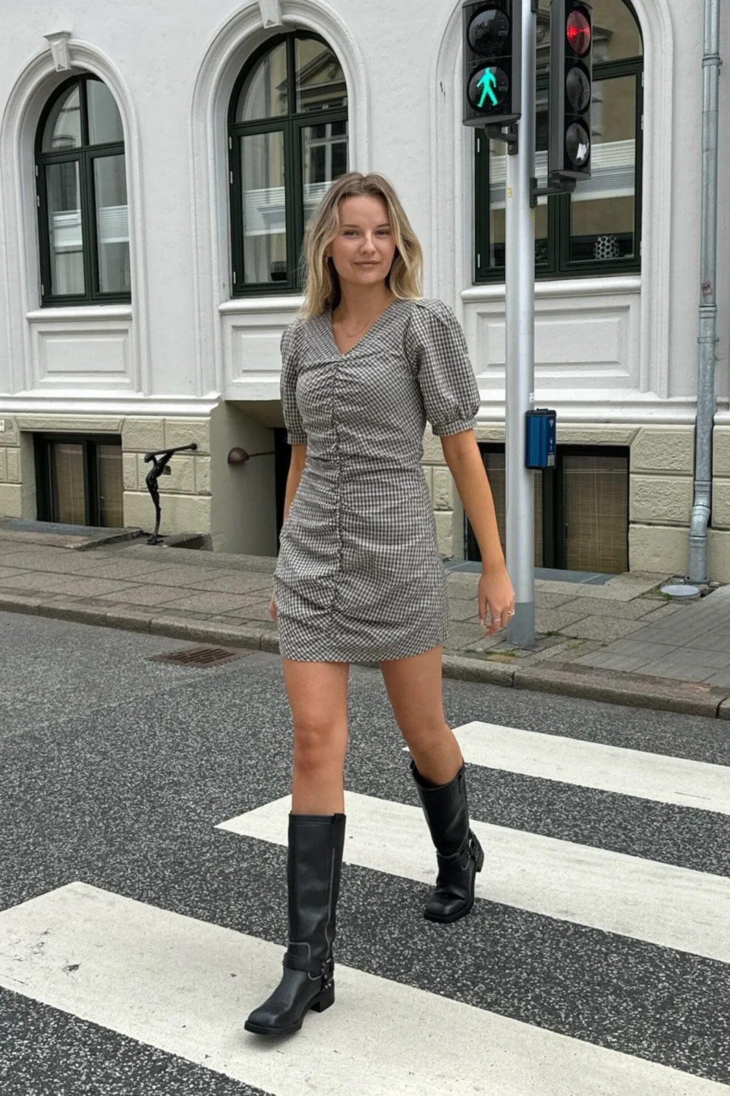 Discount BYIC Aliceic Dress bsc Black Small Checks