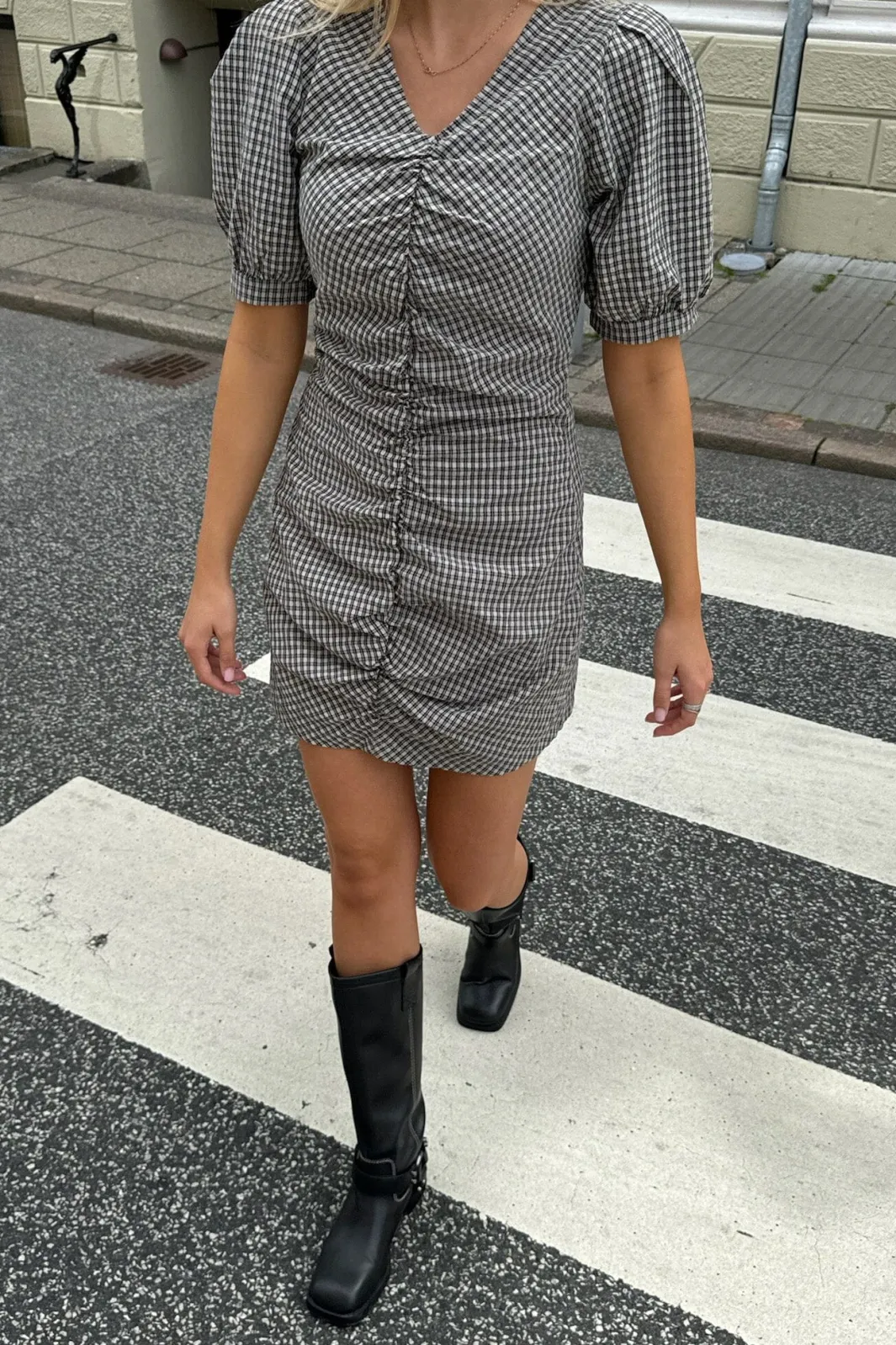 Discount BYIC Aliceic Dress bsc Black Small Checks