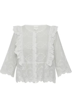 Discount Gossia Alinego Shirt Blouse G2038 Off-White
