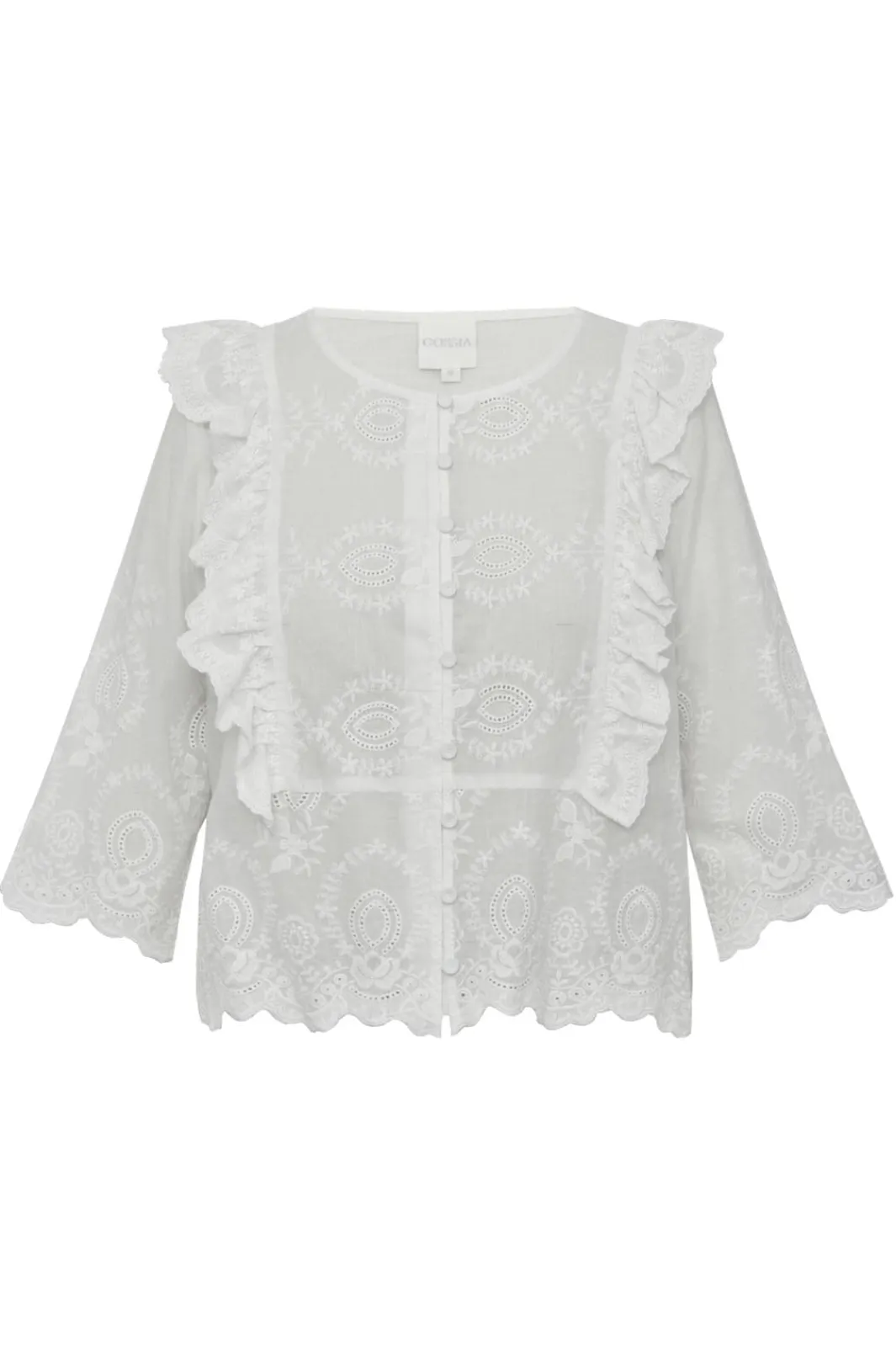 Discount Gossia Alinego Shirt Blouse G2038 Off-White