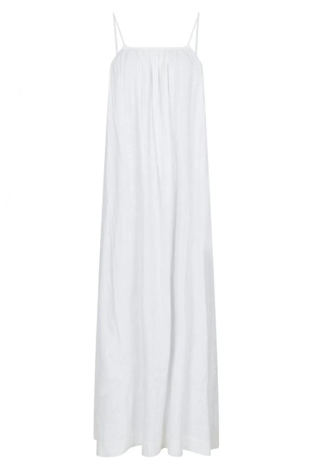Online Neo Noir Allie Soft Linen Dress White