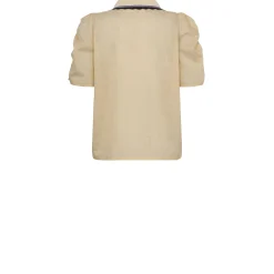 Sale Gossia Allygo Blouse G2811 Soft Lemon Stripes