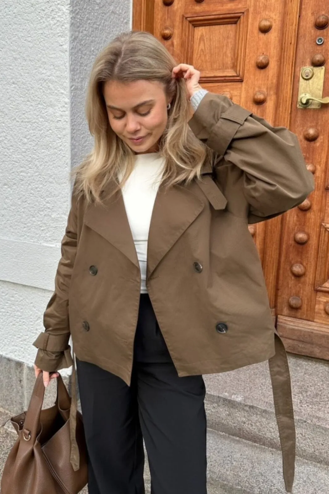 New BYIC Almaic Trenchcoat brown Brown