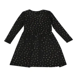 New Liberte Ami Alma-Ls-Babydoll-Dress (Kids) 9658 Black Gold Heart