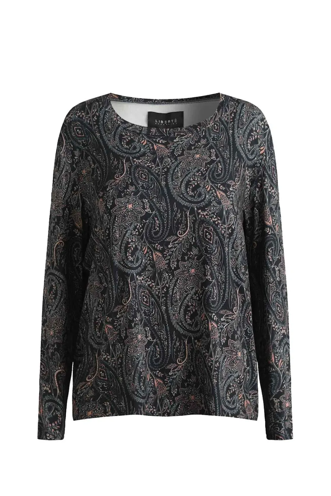 Sale Liberte Alma-Ls-U-Tshirt 22146 Night Sky Paisley