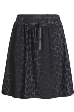 Hot Liberte Alma-Short-Loose-Skirt 9587 Dark Grey Leo