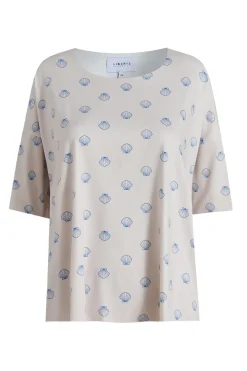 Discount Liberte Alma-Tshirt 9519 Ivory Cobolt Shell