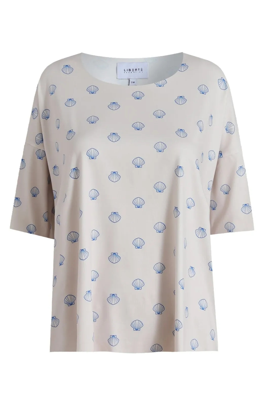 Discount Liberte Alma-Tshirt 9519 Ivory Cobolt Shell