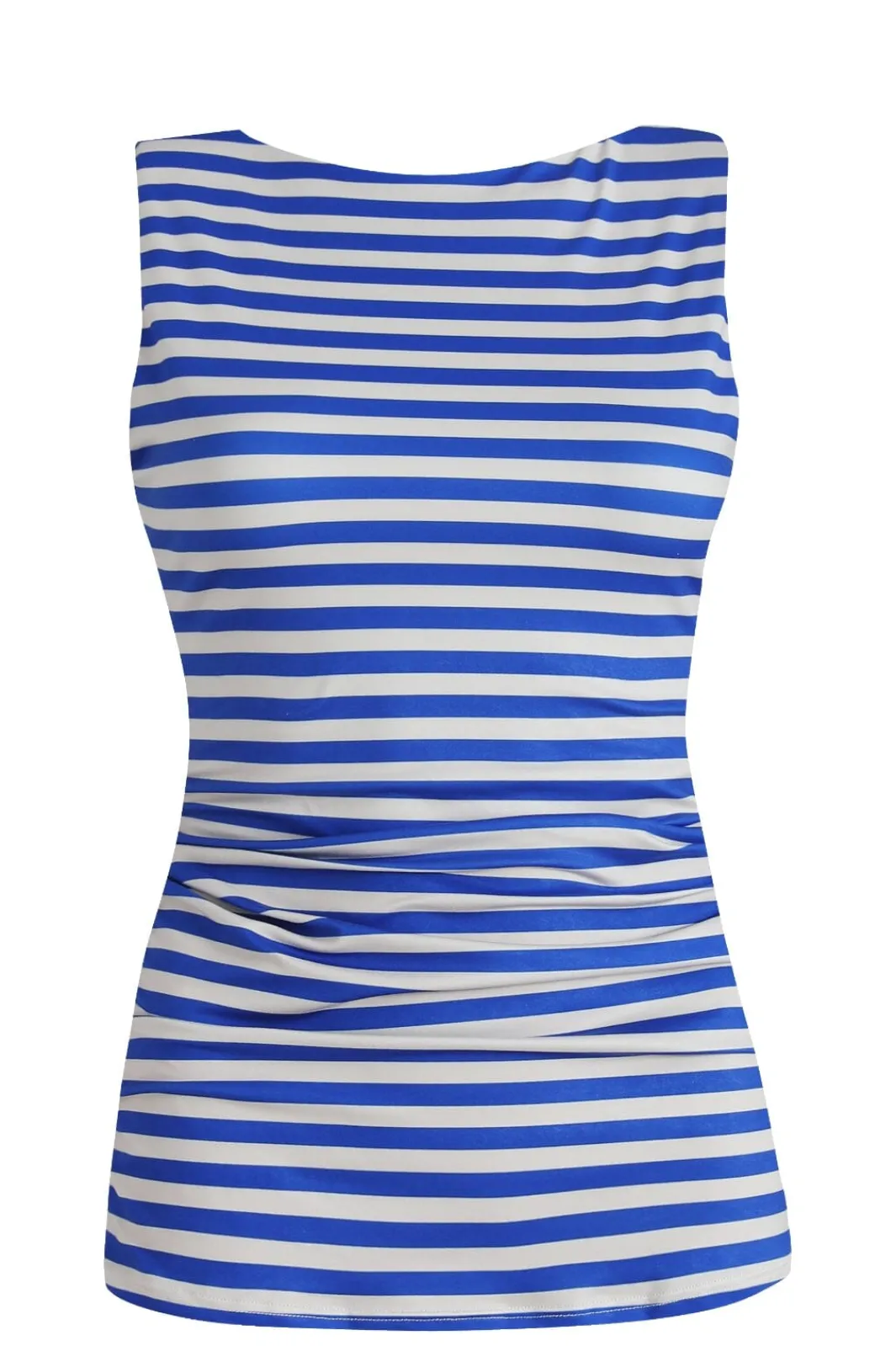 New Liberte Alma-Turn-Top 9580 Stripe Ivory Cobolt