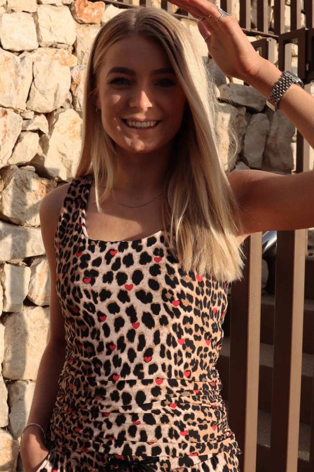 Online Liberte Alma-Turn-Top 9580 Lux Leo Red Heart