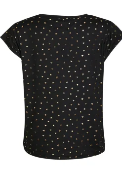 Online Liberte Alma-U-Tshirt 9581 Black Gold Heart