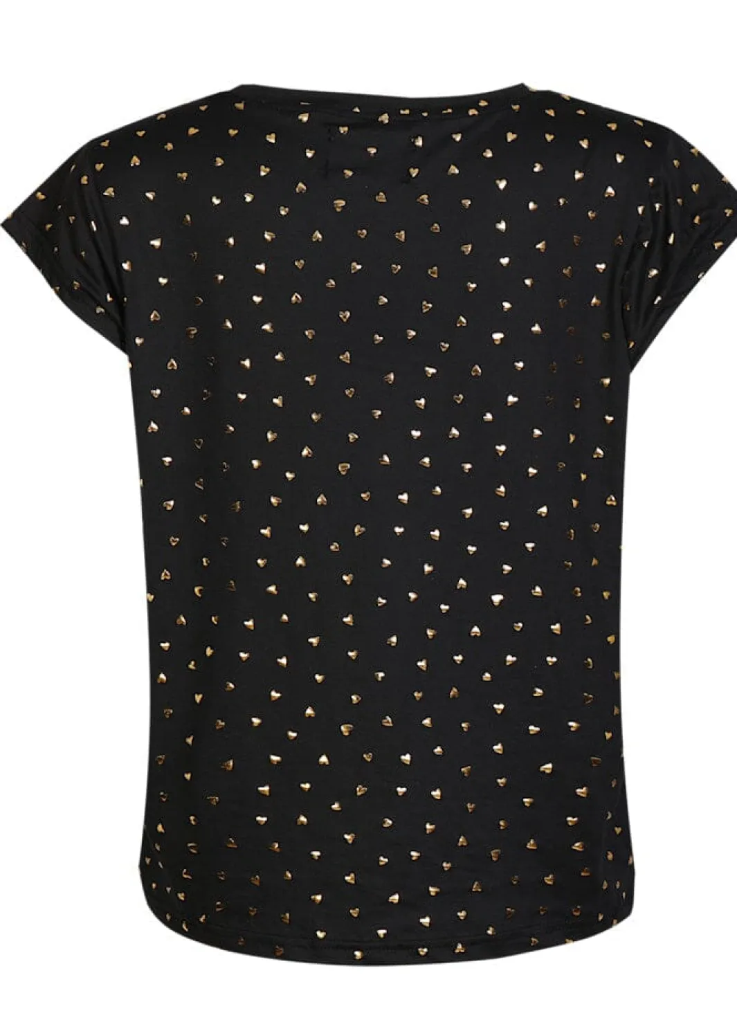 Online Liberte Alma-U-Tshirt 9581 Black Gold Heart