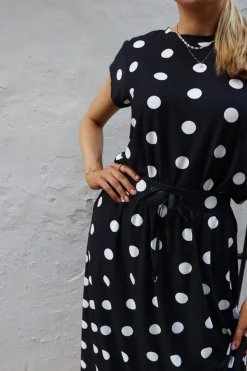 Liberte Alma-U-Tshirt 9581 Black Big Dot