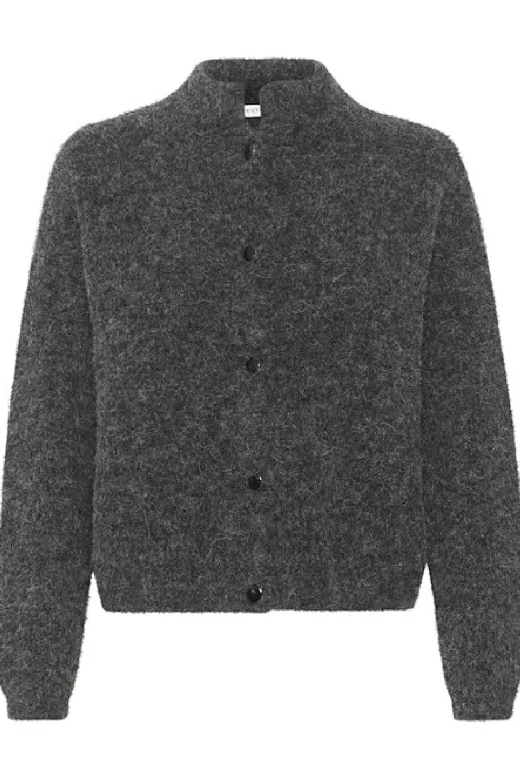 Discount Gestuz Alphagz Short Cardigan 106286 Charcoal Melange