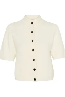 Sale Gestuz Alphagz Ss Short Cardigan 102336 Ivory