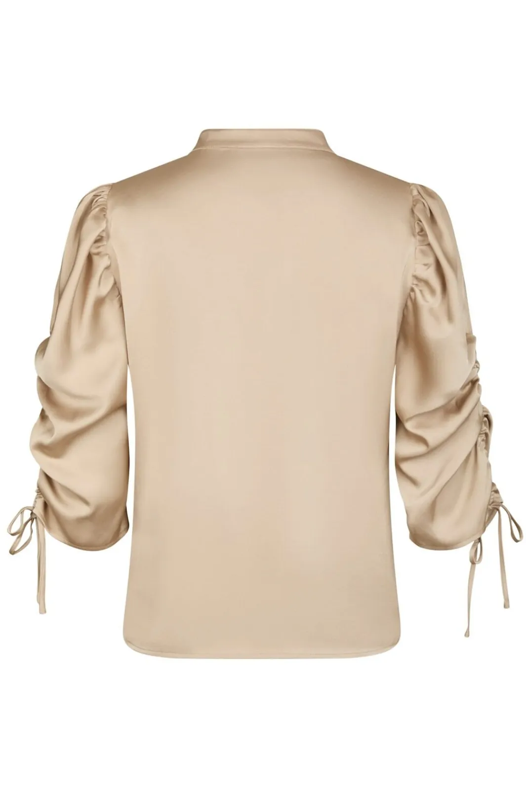 Sale Neo Noir Alvira Drapy Satin Blouse 166542 720