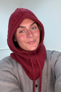 Clearance A-bee Amanda Balaclava Dark Red