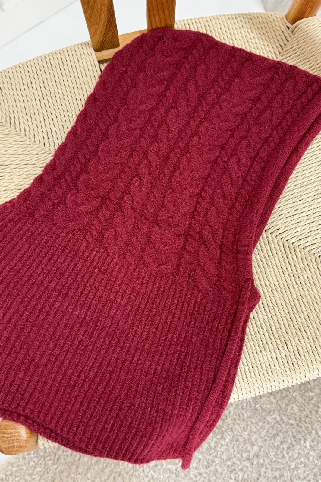 Clearance A-bee Amanda Balaclava Dark Red