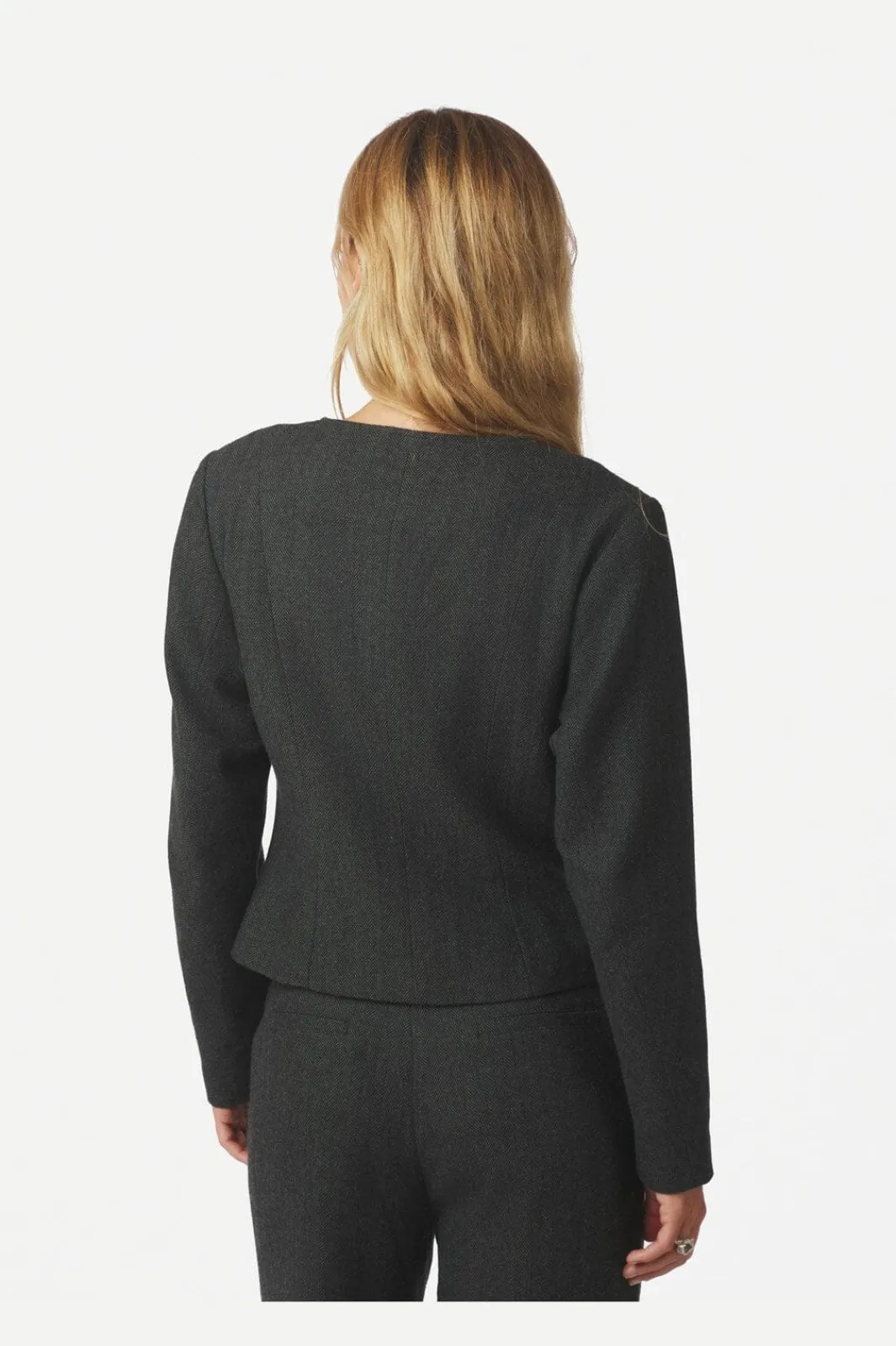 Outlet Neo Noir Amanda Herringbone Jacket 165445 132