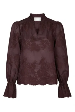 Outlet Neo Noir Amara Big Embroidery Blouse 163032 174