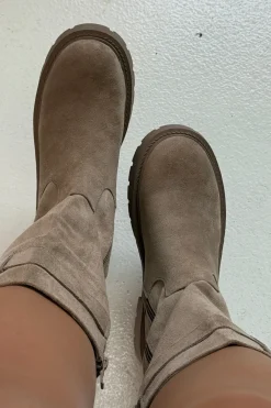 New Bloom Amaryllis Boots Taupe
