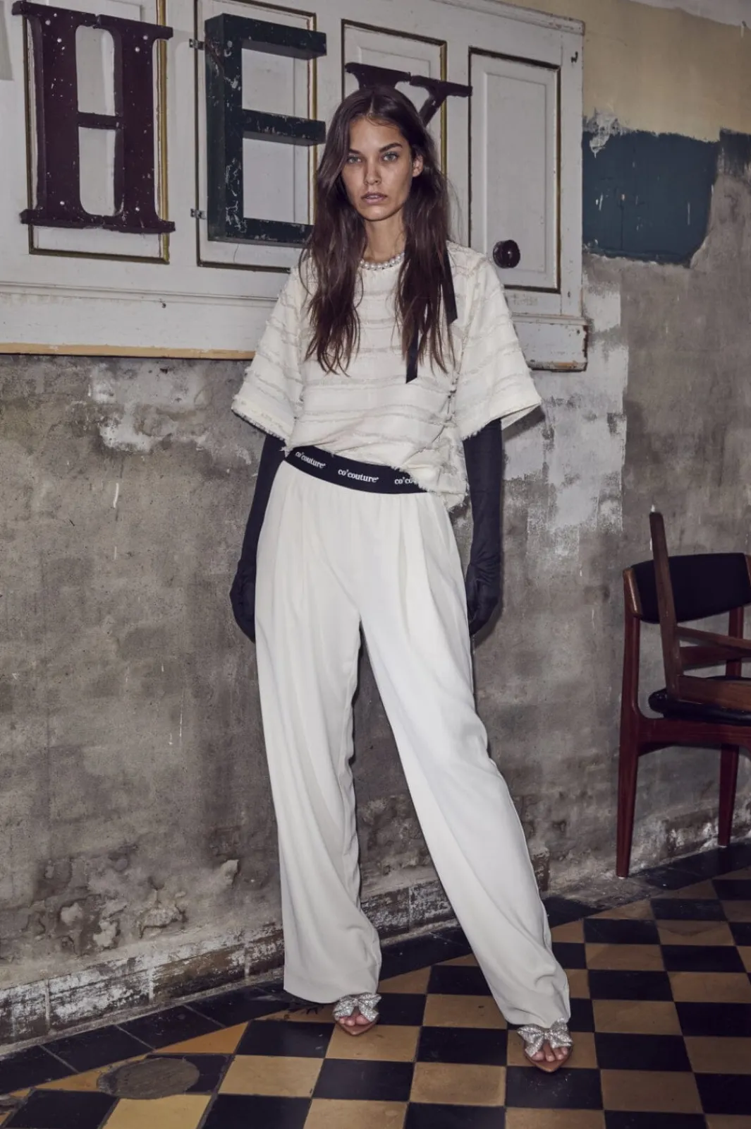New Co´Couture Aminacc Logo Pant 31143 199 Bone