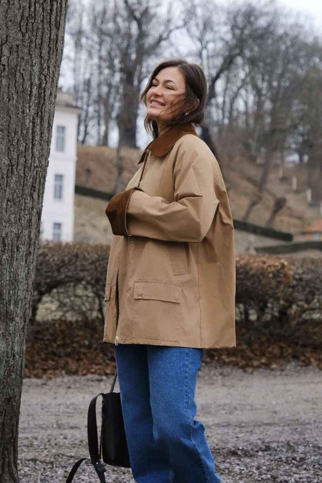 Neo Noir Anastacia Cord Jacket 162515 Dark Tan
