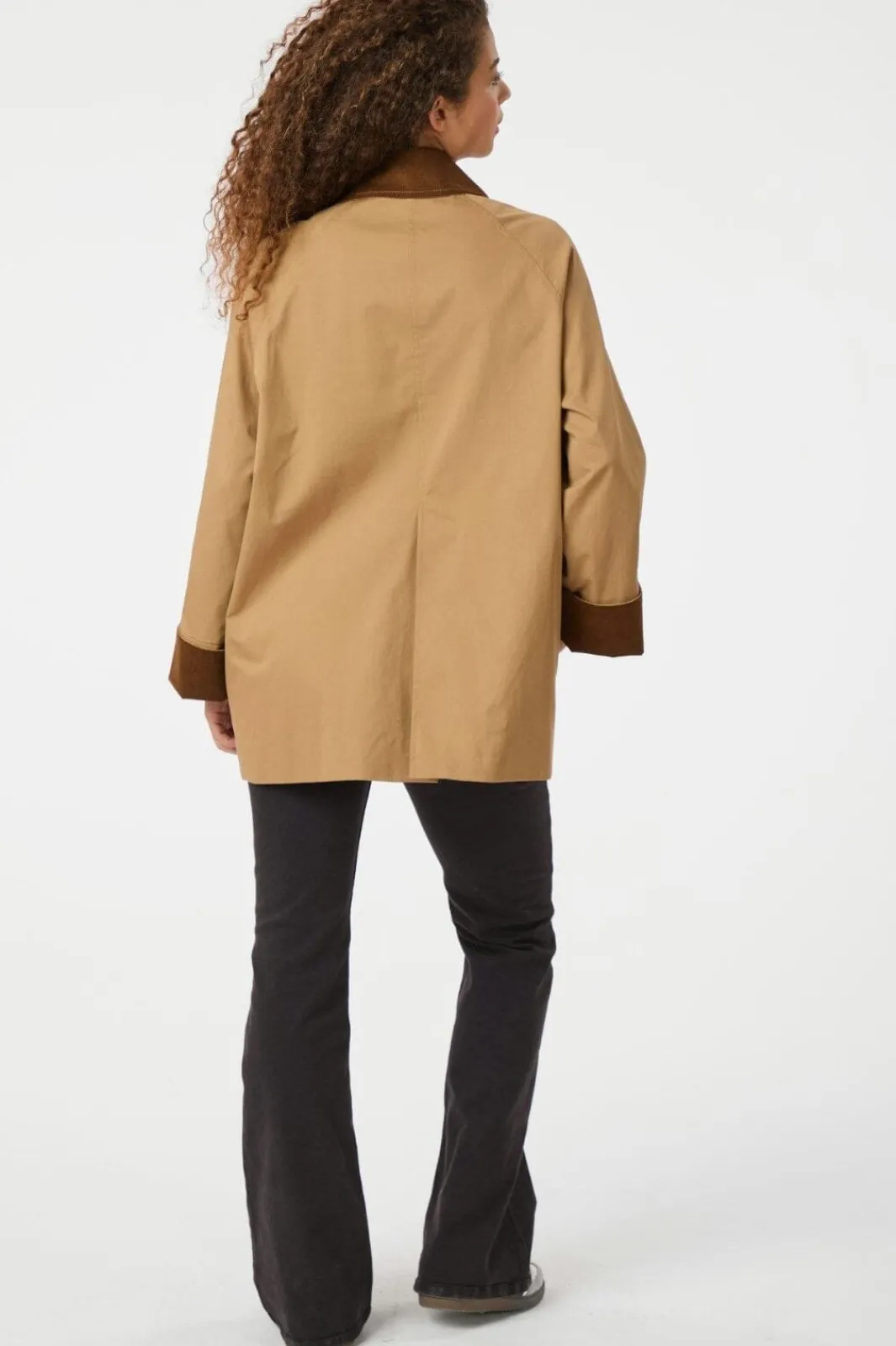 Neo Noir Anastacia Cord Jacket 162515 Dark Tan