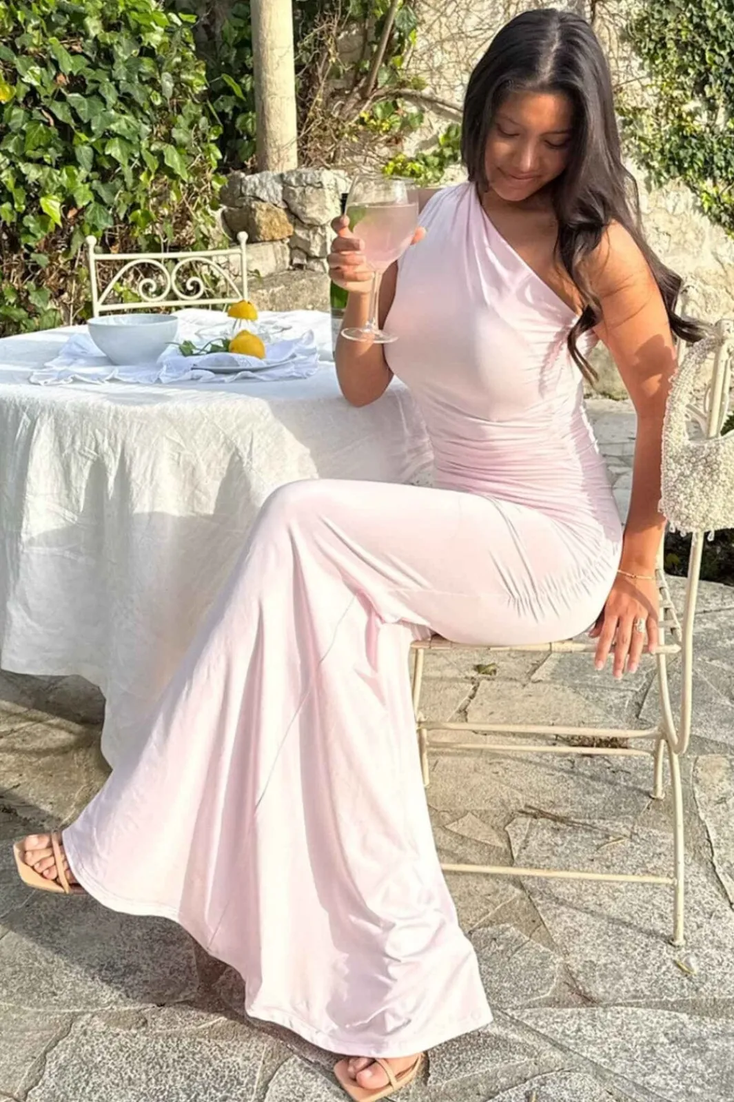 BYIC Andreaic Maxi Dress A23768 Light Pink